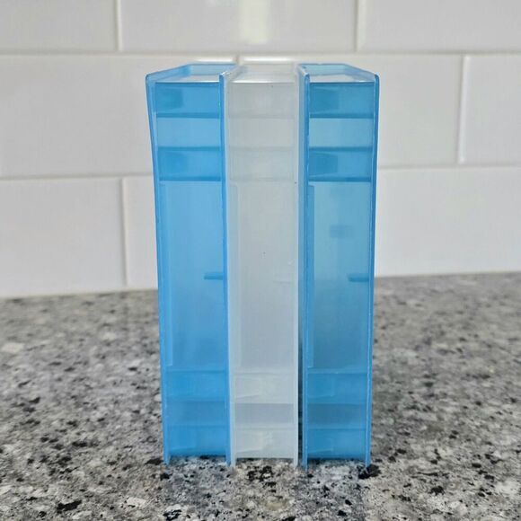 Lot Of 3 Nintendo NES Plastic OEM Hard Clamshell Cartridge Case Clear/Blue - Picture 2 of 9